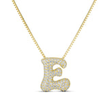 Iced Jumbo Letter Necklace