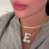 Iced Jumbo Letter Necklace