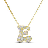 Iced Jumbo Letter Necklace
