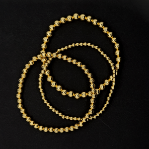GOLD BALL BEAD BRACELET